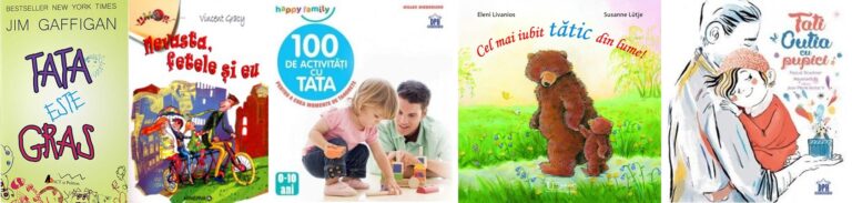 5 recomandari de carti cu si despre tatici si copii, by Laura Frunza