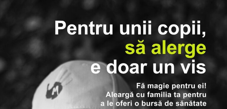 Hai la crosul pentru copii si parinti – Campionii Sanatatii!