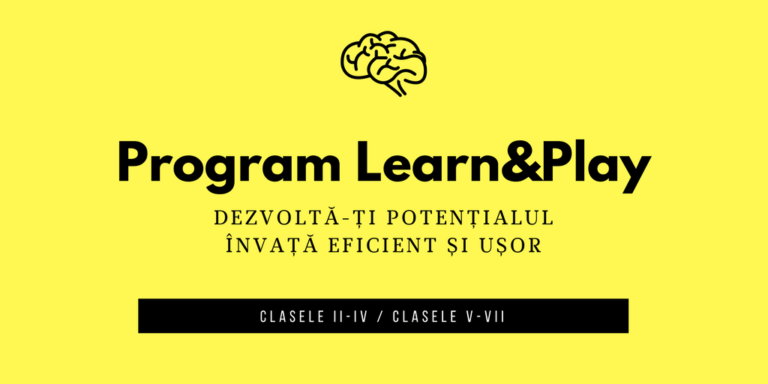 Program Learn & Play pentru scolari, by Adriana Mitu
