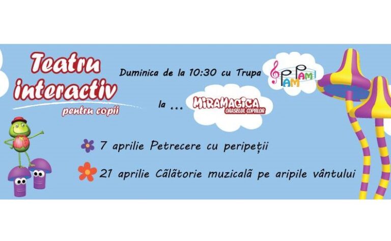Duminici de poveste cu teatru interactiv pentru copii @ Miramagica
