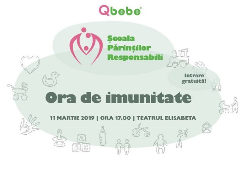 Ora de Imunitate – seminar gratuit pentru părinții responsabili, 11 martie, București