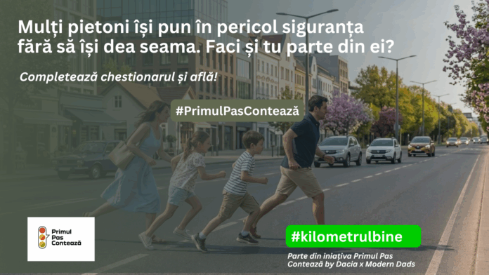 Crezi că eşti un pieton responsabil? Completează chestionarul “Pieton Responsabil”